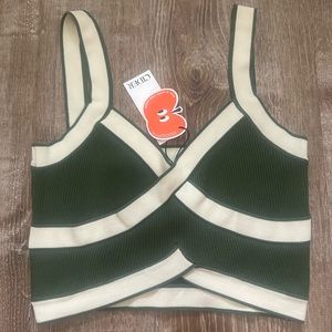 NWT Cider Crop Tank